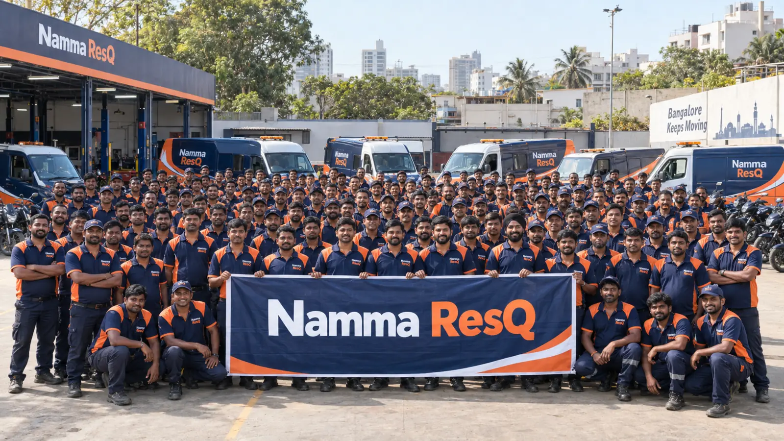 100+ Namma ResQ roadside assistance mechanics in Bangalore