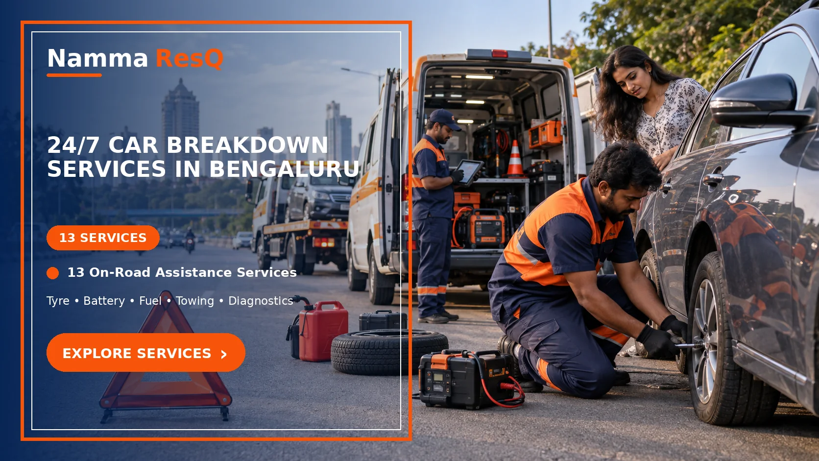 namma resq car breakdown services bengaluru banner 1