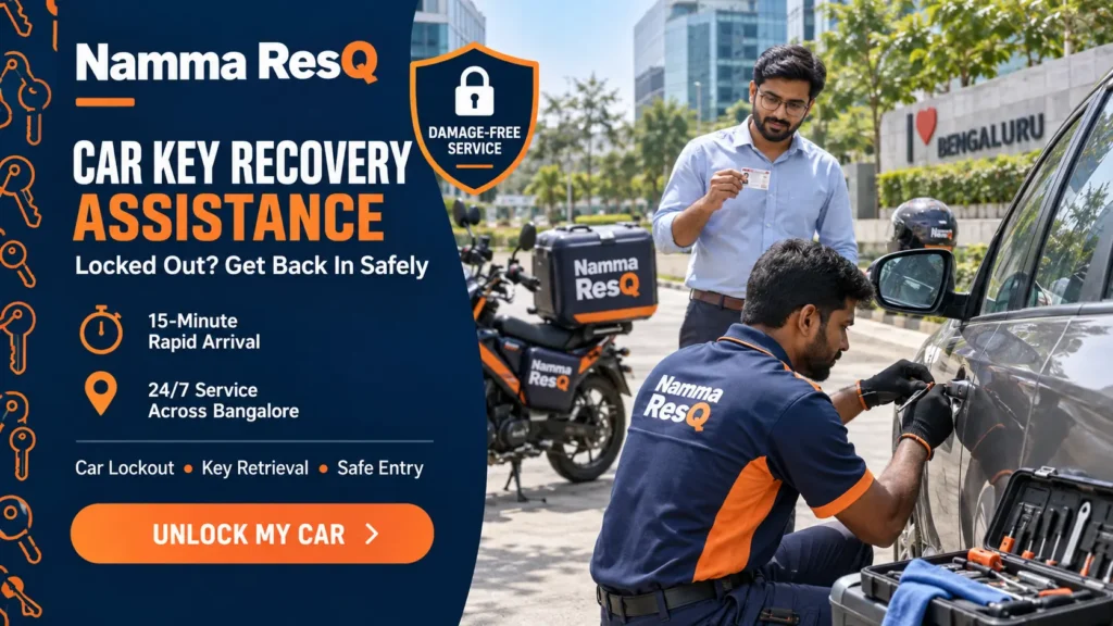 namma resq car key recovery assistance bangalore