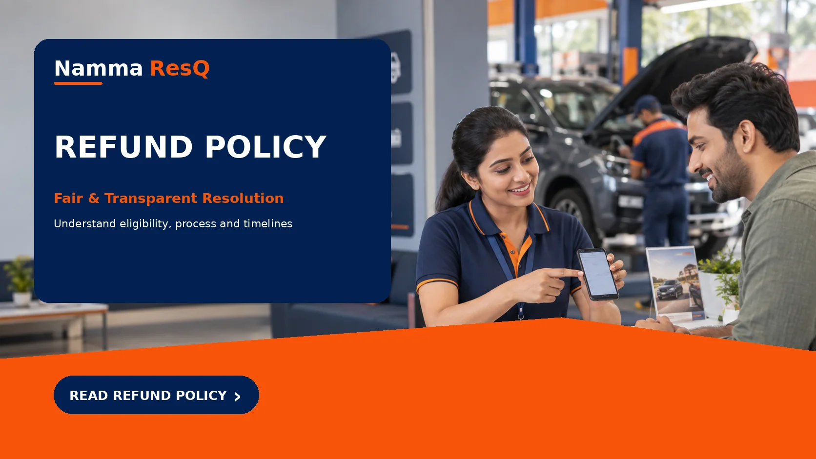namma resq refund policy banner